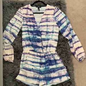 MultiColored Stripped Long Sleeved Romper
